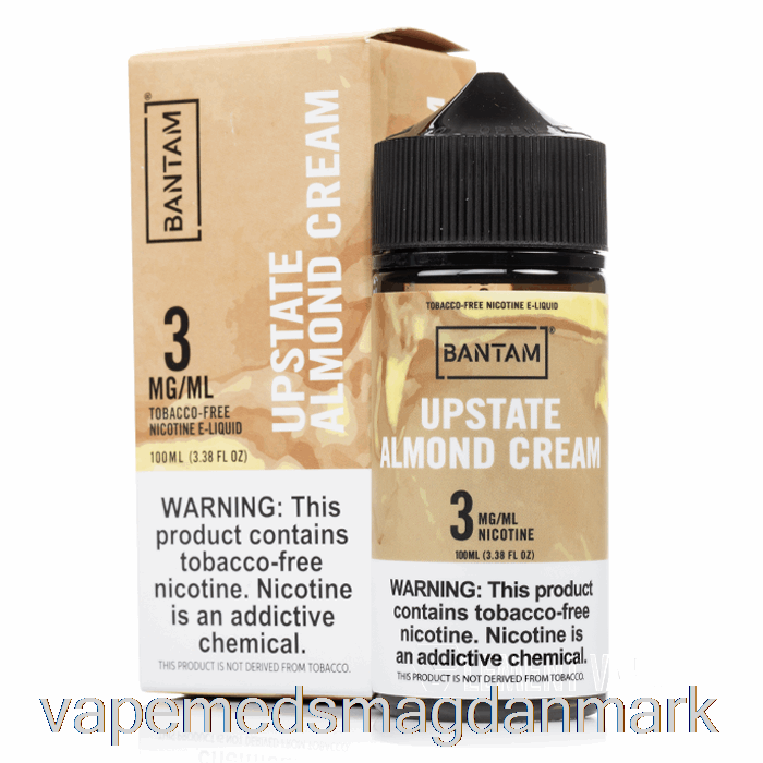 Engangs Vape Danmark Upstate Mandelcreme - Bantam Vape - 100ml 0mg